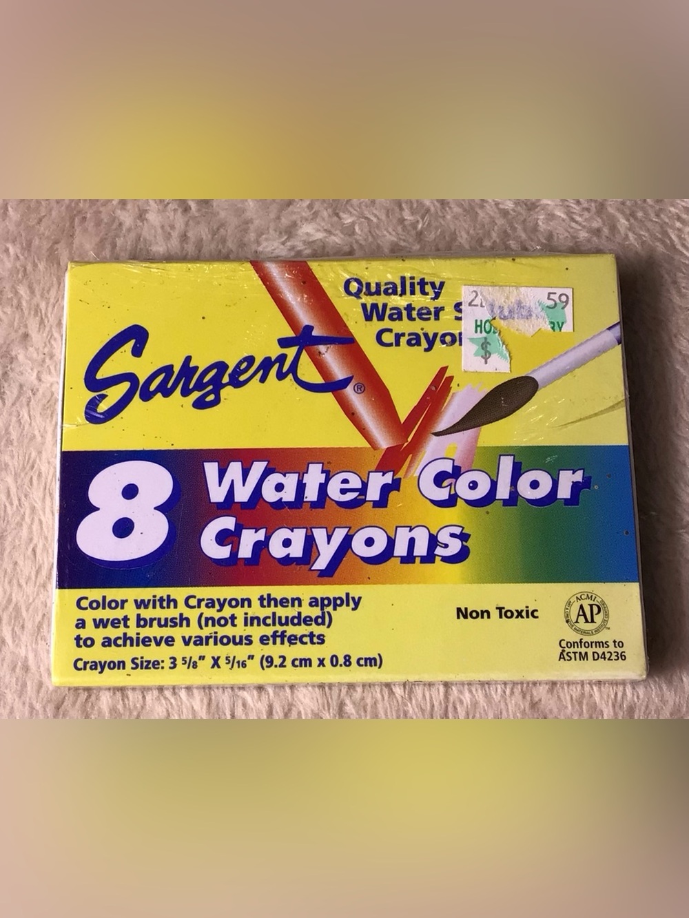 Sargent Water Color Crayons